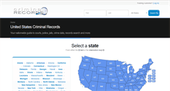 Desktop Screenshot of criminalrecords.com